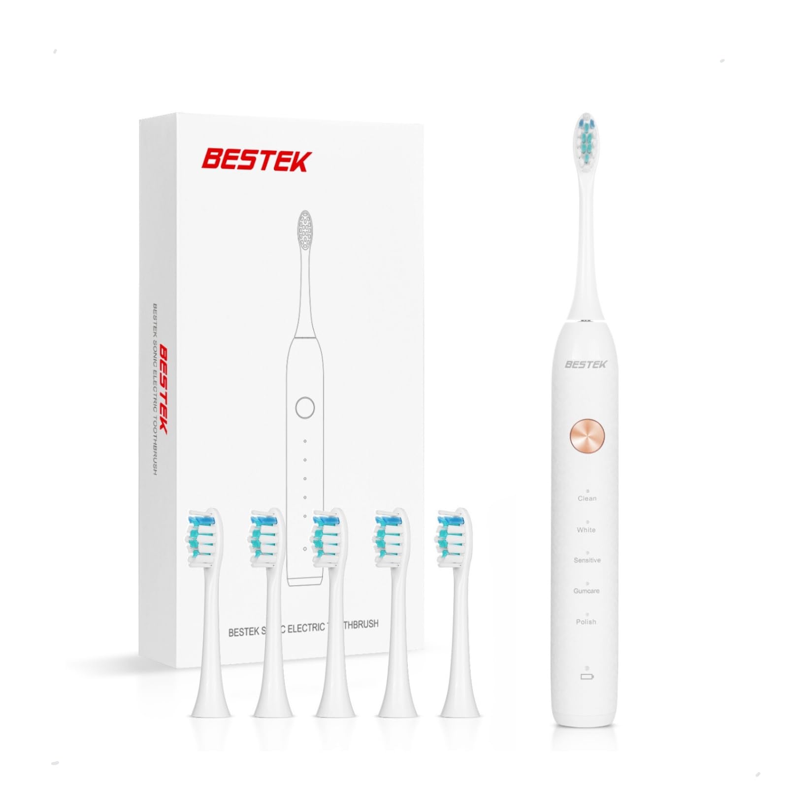 Amazon.co.jp: BESTEK 音波式 電動歯ブラシ ソニック 超音波